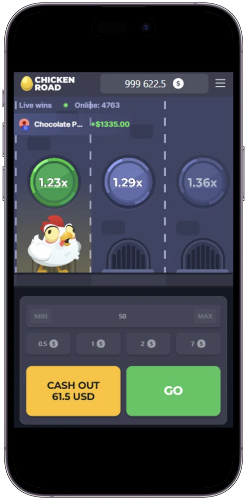 Chicken Road game by InOut